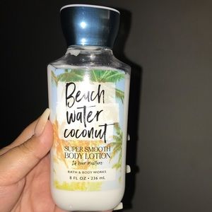 Beach water coconut lotion